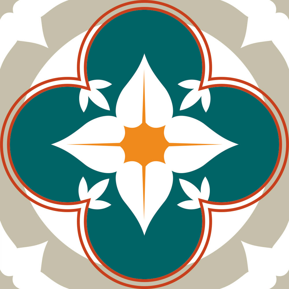 Αυτοκόλλητο Πλακάκι - Vintage 72