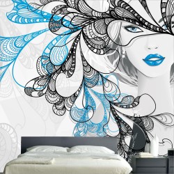 Αυτοκόλλητη Ταπετσαρία - Γυναικεία ομορφιά