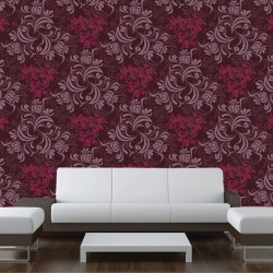 Αυτοκόλλητη Ταπετσαρία - Retro flowers