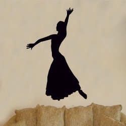 Αυτοκόλλητο τοίχου - Χορεύτρια