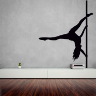 Αυτοκόλλητο τοίχου - Pole dancing