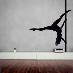 Αυτοκόλλητο τοίχου - Pole dancing