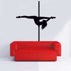 Αυτοκόλλητο τοίχου - Pole dancing 3