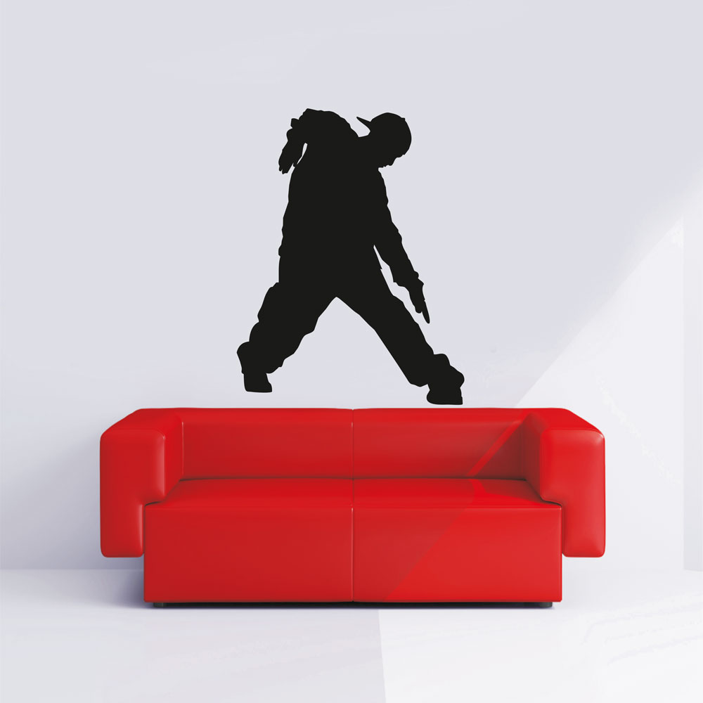 Αυτοκόλλητο τοίχου - Χορευτής Hip - Hop
