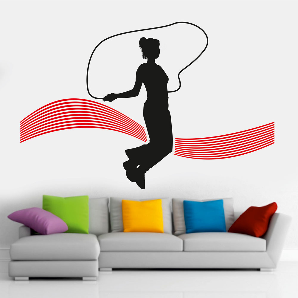 Αυτοκόλλητο τοίχου - Σκοινάκι