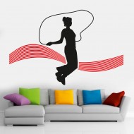 Αυτοκόλλητο τοίχου - Σκοινάκι