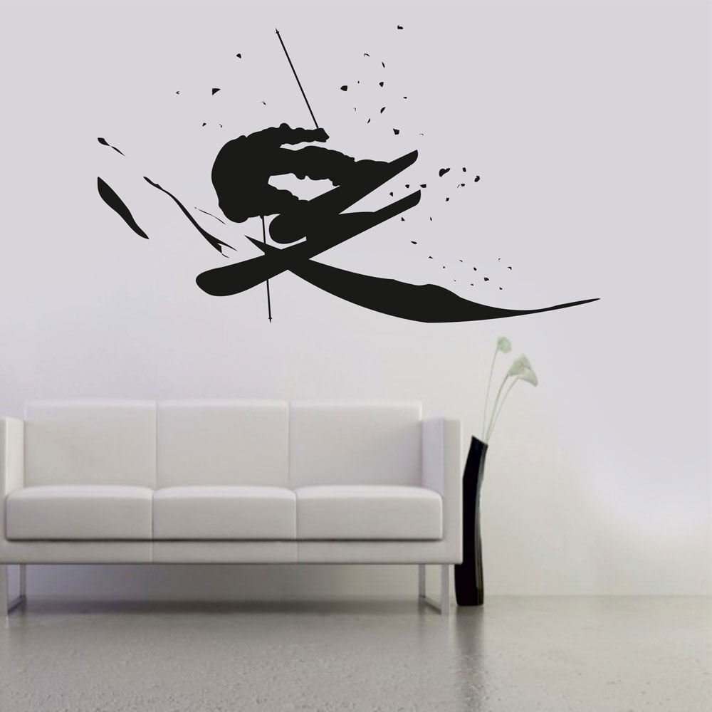 Αυτοκόλλητο τοίχου - Σκι