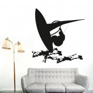 Αυτοκόλλητο τοίχου - Windsurfing