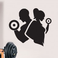 Αυτοκόλλητο τοίχου - Fitness