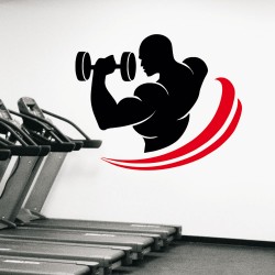 Αυτοκόλλητο τοίχου - Fitness 3