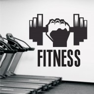 Αυτοκόλλητο τοίχου - Fitness 4