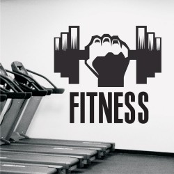 Αυτοκόλλητο τοίχου - Fitness 4