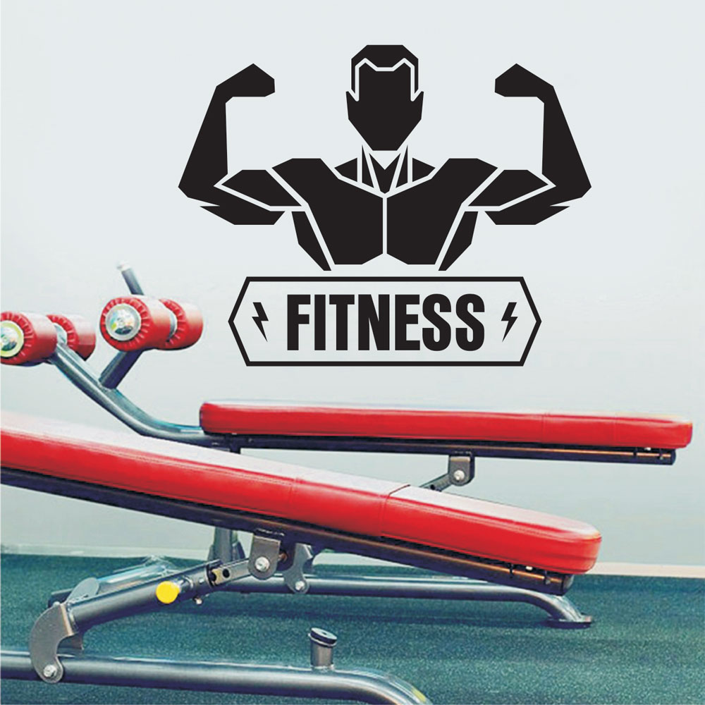 Αυτοκόλλητο τοίχου - Fitness 5