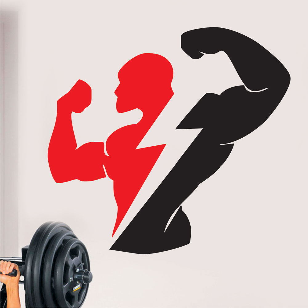 Αυτοκόλλητο τοίχου - Fitness 6