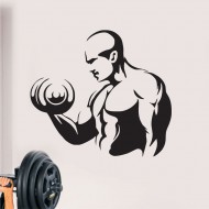 Αυτοκόλλητο τοίχου - Fitness 9