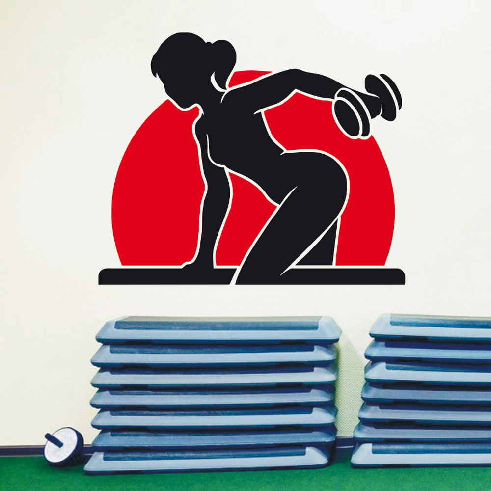 Αυτοκόλλητο τοίχου - Fitness 10