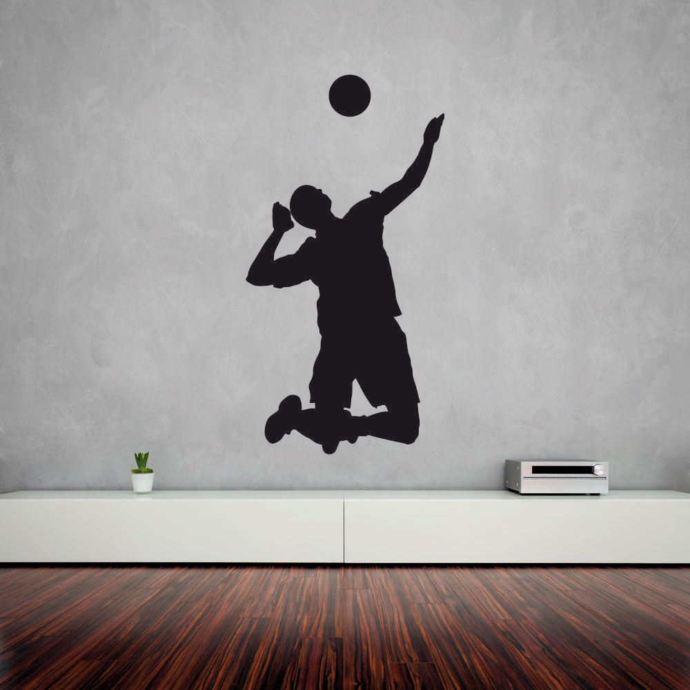 Αυτοκόλλητο τοίχου - Volleyball 01