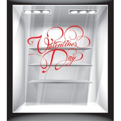 Αυτοκόλλητο βιτρίνας - Βαλεντίνος - Valentine's day 3