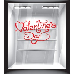 Αυτοκόλλητο βιτρίνας - Βαλεντίνος - Valentine's day 4