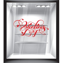 Αυτοκόλλητο βιτρίνας - Βαλεντίνος - Valentine's day 6