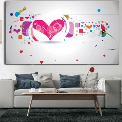 Πίνακας - Ζωηρές καρδιές