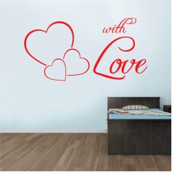 Αυτοκόλλητο Τοίχου - With love