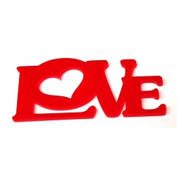 Διακοσμητικό από Plexi glass - Love