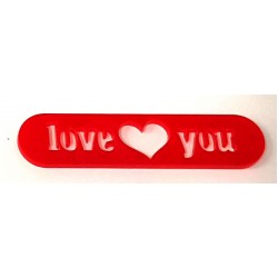 Διακοσμητικό από Plexi glass - Love you