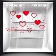 Αυτοκόλλητο βιτρίνας - Αγίος Βαλεντίνος 01