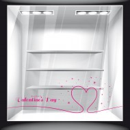 Αυτοκόλλητο βιτρίνας - Αγίος Βαλεντίνος 02