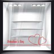 Αυτοκόλλητο βιτρίνας - Αγίος Βαλεντίνος 03