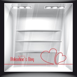 Αυτοκόλλητο βιτρίνας - Αγίος Βαλεντίνος 03