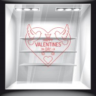 Αυτοκόλλητο βιτρίνας - Αγίος Βαλεντίνος 06