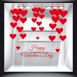 Αυτοκόλλητο βιτρίνας - Αγίος Βαλεντίνος 09