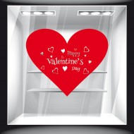 Αυτοκόλλητο βιτρίνας - Αγίος Βαλεντίνος 15