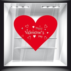 Αυτοκόλλητο βιτρίνας - Αγίος Βαλεντίνος 15