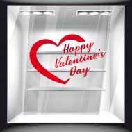 Αυτοκόλλητο βιτρίνας - Αγίος Βαλεντίνος 18