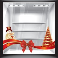 Αυτοκόλλητο βιτρίνας - Χριστουγεννιάτικο 2