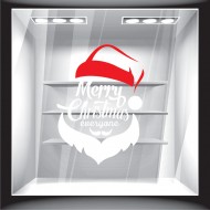 Αυτοκόλλητο βιτρίνας - Χριστουγεννιάτικο 4