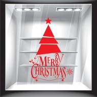 Αυτοκόλλητο βιτρίνας - Χριστουγεννιάτικο 6