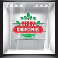 Χριστουγεννιάτικο Αυτοκόλλητο - Merry Christmas 2