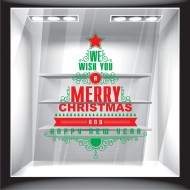 Χριστουγεννιάτικο Αυτοκόλλητο - Merry Christmas 3