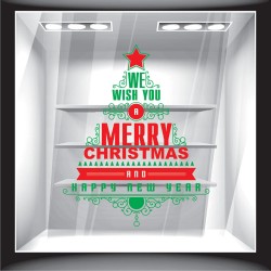 Χριστουγεννιάτικο Αυτοκόλλητο - Merry Christmas 3