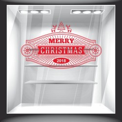 Χριστουγεννιάτικο Αυτοκόλλητο - Merry Christmas 7