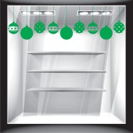 Χριστουγεννιάτικο Αυτοκόλλητο - Σετ Στολίδια 2