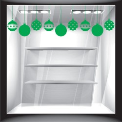 Χριστουγεννιάτικο Αυτοκόλλητο - Σετ Στολίδια 2