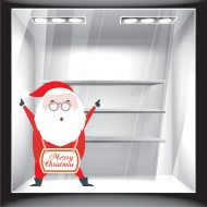 Χριστουγεννιάτικο Αυτοκόλλητο - Santa Claus