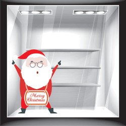 Χριστουγεννιάτικο Αυτοκόλλητο - Santa Claus
