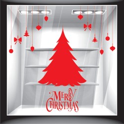 Χριστουγεννιάτικο Αυτοκόλλητο - Έλατο με Ευχή 2