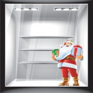 Χριστουγεννιάτικο Αυτοκόλλητο - Άγιος Βασίλης 4